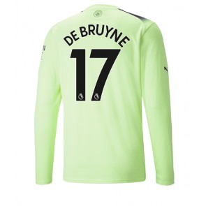 Manchester City Kevin De Bruyne #17 Tredje Tröja 2022-23 Långärmad